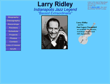 Tablet Screenshot of larryridley.com